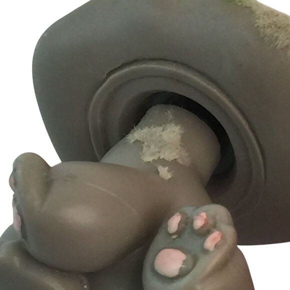 Littlest Pet Shop LPS #467 Shorthair Kitty Cat Flocked Flower Eyes - Picture 6 of 7